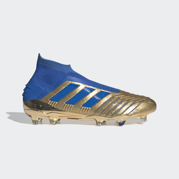 blue and gold adidas boots