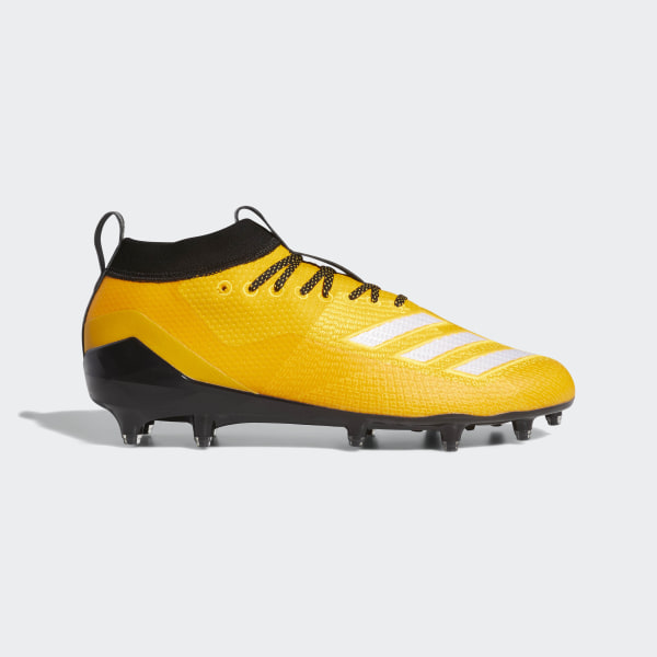 yellow adidas football cleats