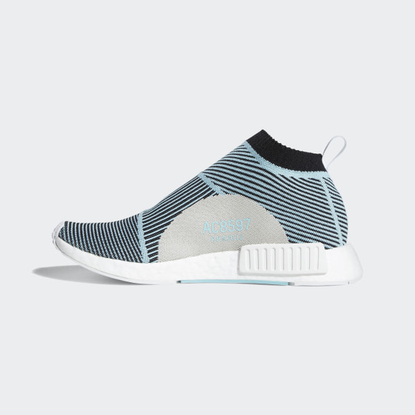 adidas originals nmd r1 parley trainers in blue print