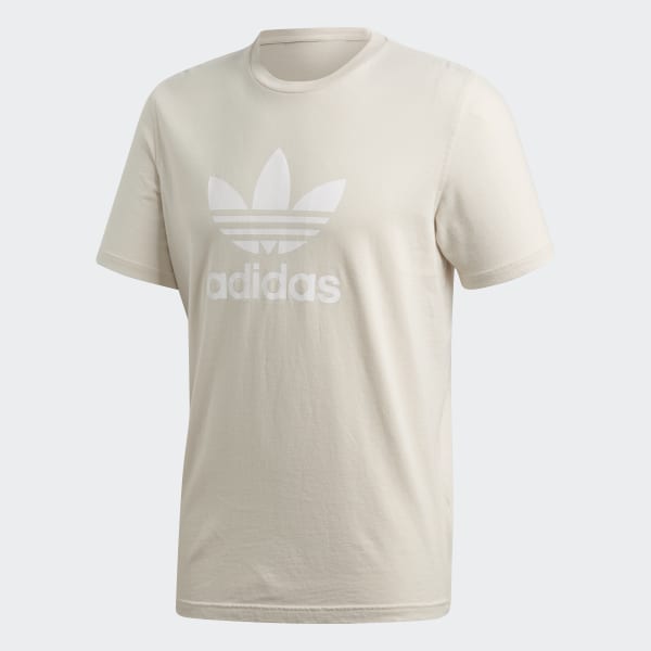 Adidas Trefoil Tee Beige Adidas Us