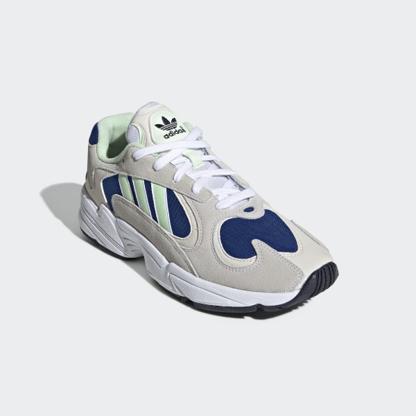 Yung-1 Shoes Cloud White / Glow Green / Collegiate Royal EE5318