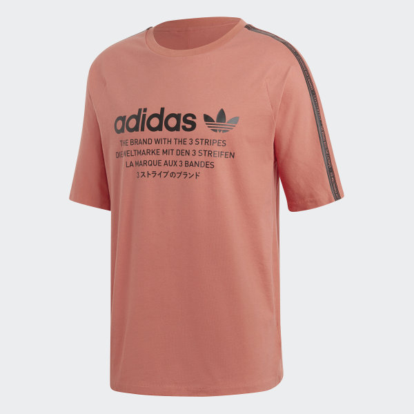 adidas the brand with the 3 stripes t shirt