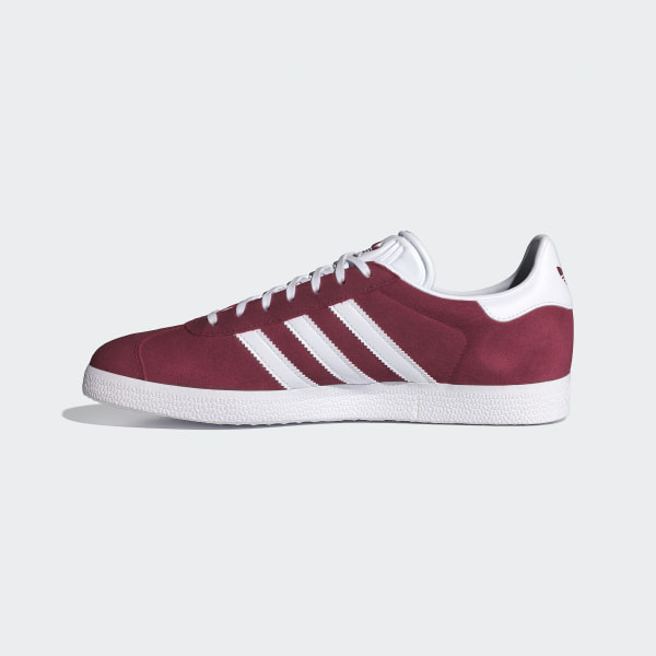 burgundy adidas gazelle