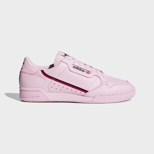 adidas originals continental 80's sneakers in pink