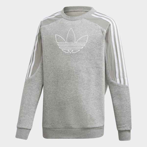 adidas Radkin Sweatshirt Grau | adidas Deutschland sportanzug adidas, adidas Fleece Crew Sweatshirt Kinder grau