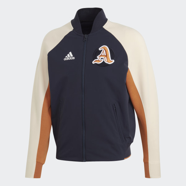 veste adidas bleu et orange