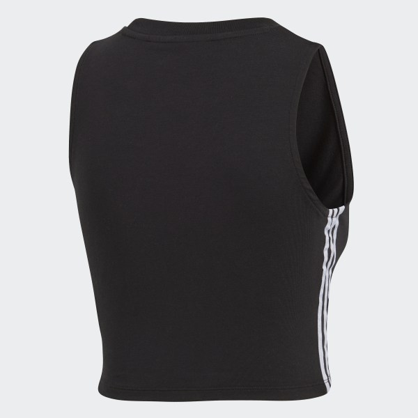 Black All Sizes Adidas Originals Crop Womens Vest Tank