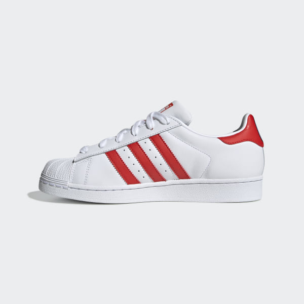 adidas superstar lineas rojas