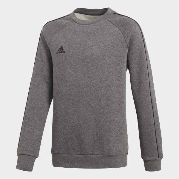 adidas Core18 Soccer Sweatshirt With Piping Detail in Black adidas Core18 Soccer Sweatshirt With Piping Detail in Black