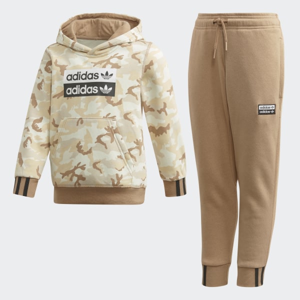 adidas r.y.v. hoodie light brown adidas r.y.v. hoodie light brown
