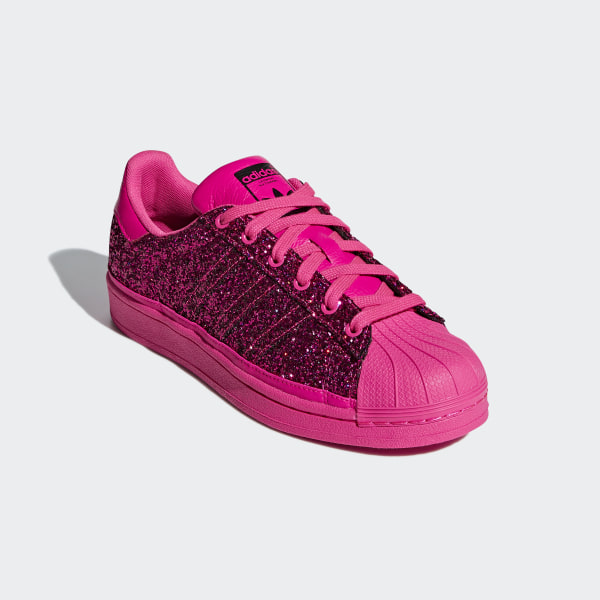 adidas superstar glitter pink