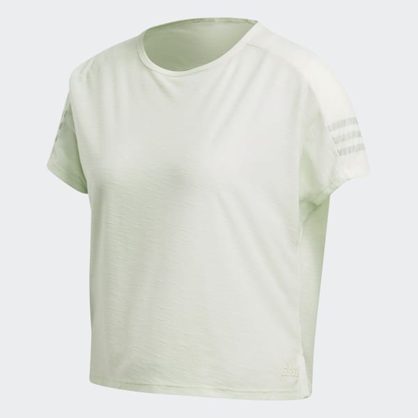 t shirt adidas 3 stripes vert