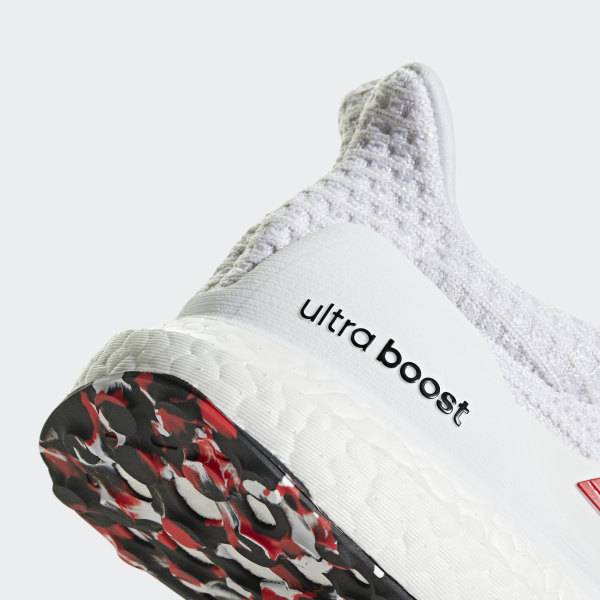 Giày ADIDAS ULTRABOOST 4.0 WHITE WITH RED Shopee