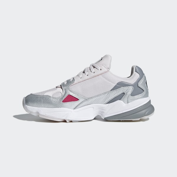 adidas falcon silver pink