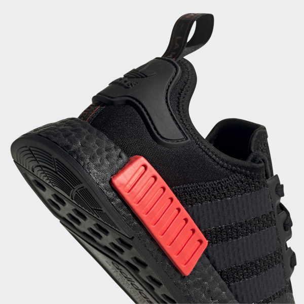 nmd black and red