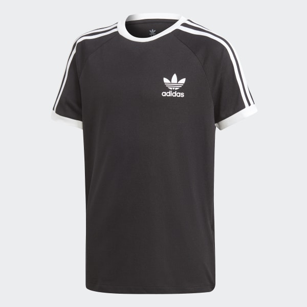 Adidas 3 Stripes Tee Black Adidas Us