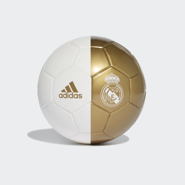 Real Madrid Mini Football White / Dark Football Gold DY2529