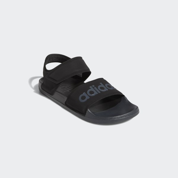 adidas adilette sandals core black white