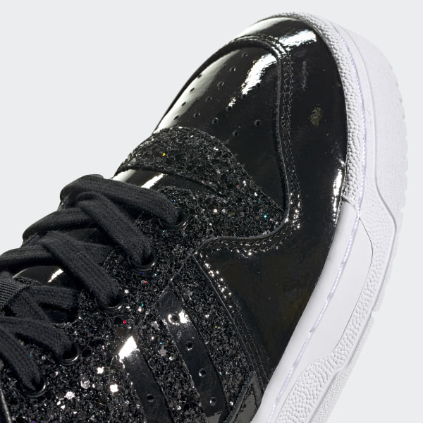 adidas superstar core black glitter