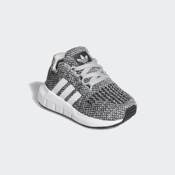 NEW TODDLER ADIDAS ORIGINALS SWIFT RUN I GREY WHITE COLOR EF1937