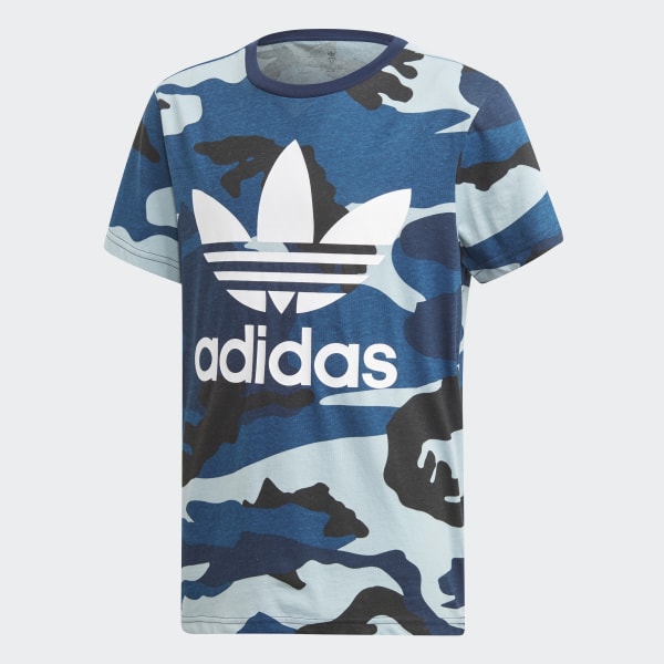 adidas blue camo shirt