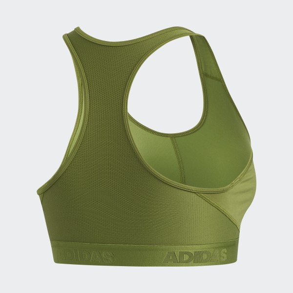 green sports bra