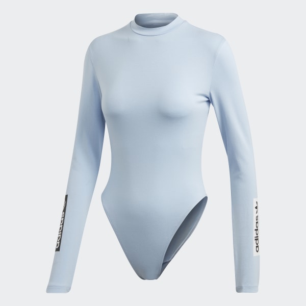 adidas bodysuit blue