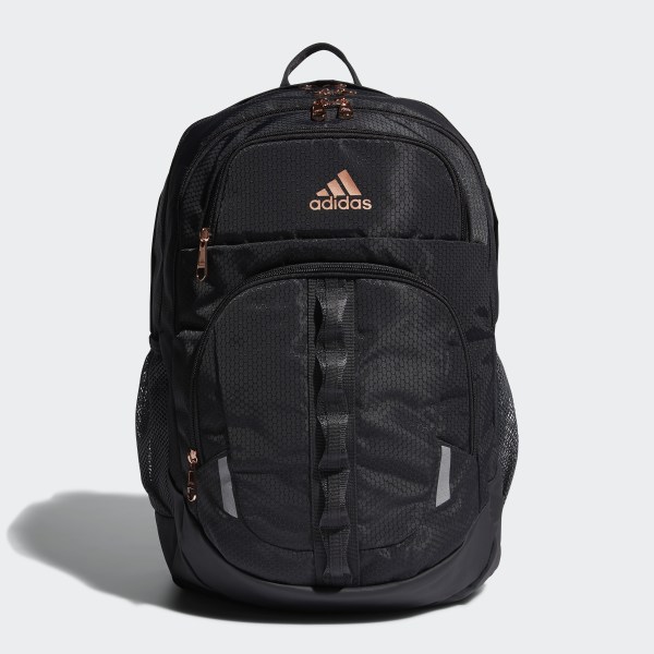 adidas black and rose gold backpack