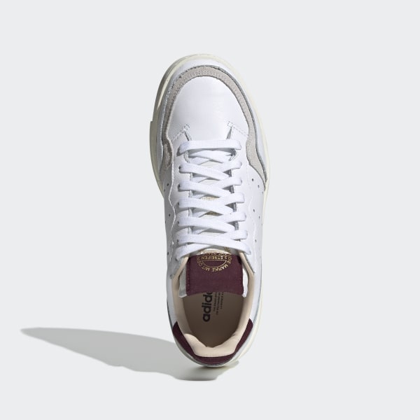 Supercourt Shoes Cloud White / Cloud White / Maroon EF9225