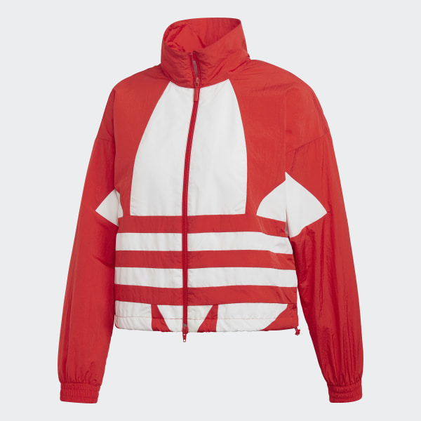red and white adidas jacket