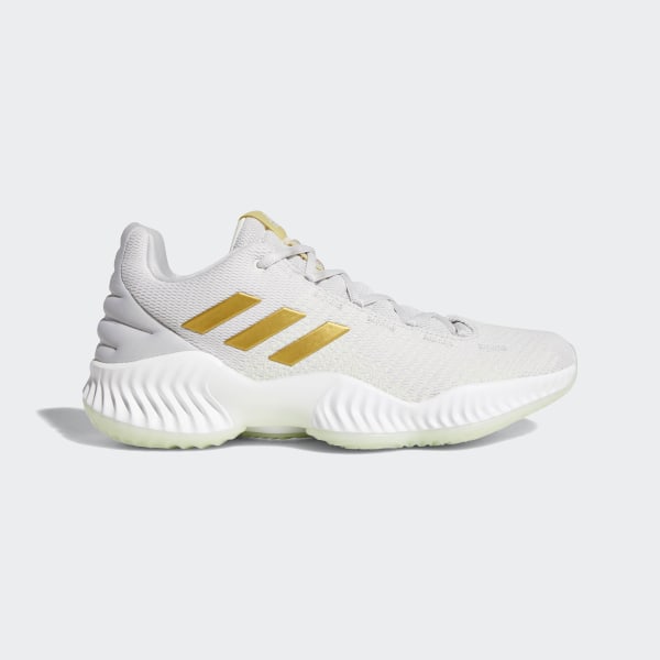 adidas pro bounce white and gold