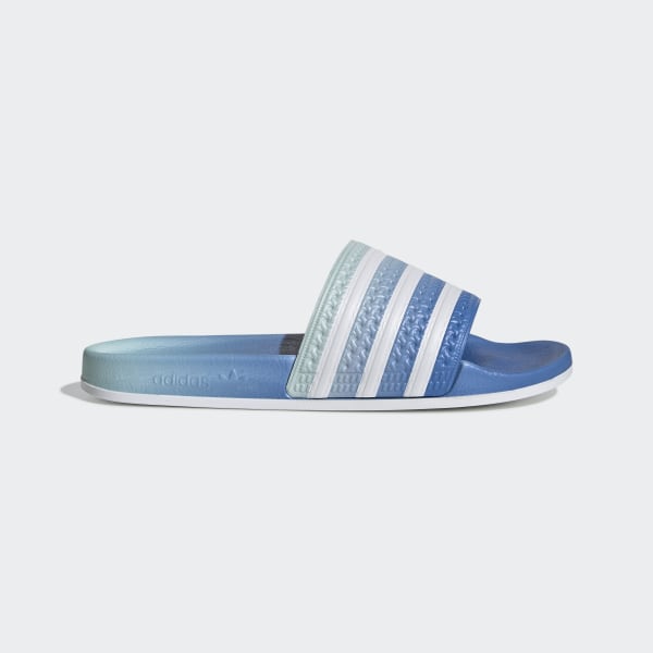 blue and white adidas shoes