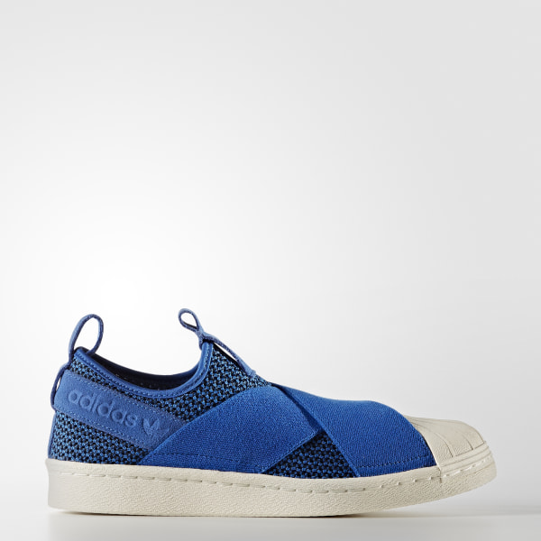 adidas slip on azul