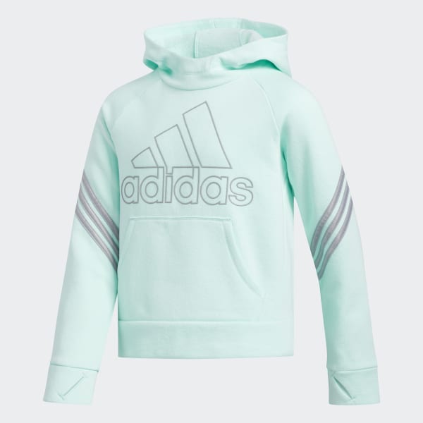 mint green adidas hoodie