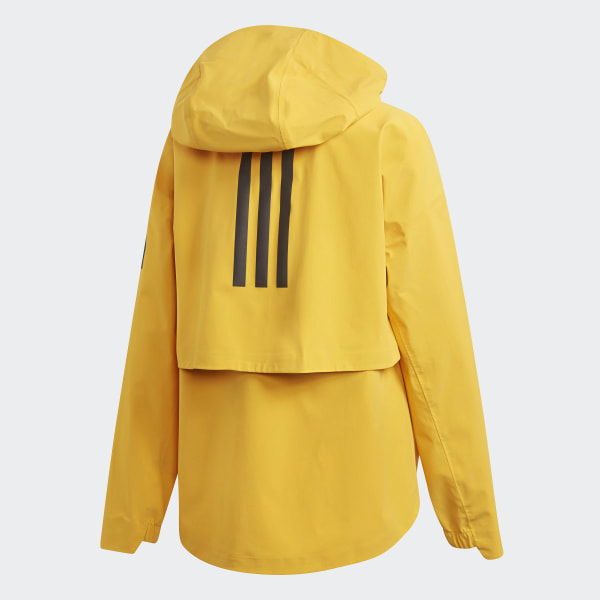 yellow adidas coat