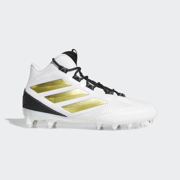 gold adidas football cleats