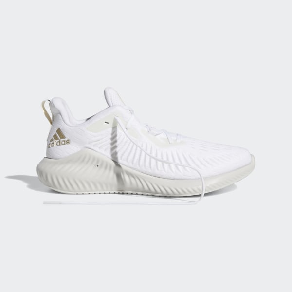 Giày Alphabounce+ Cloud White / Cyber Metallic / Ecru Tint G28585