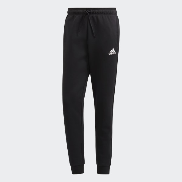 plain black adidas joggers