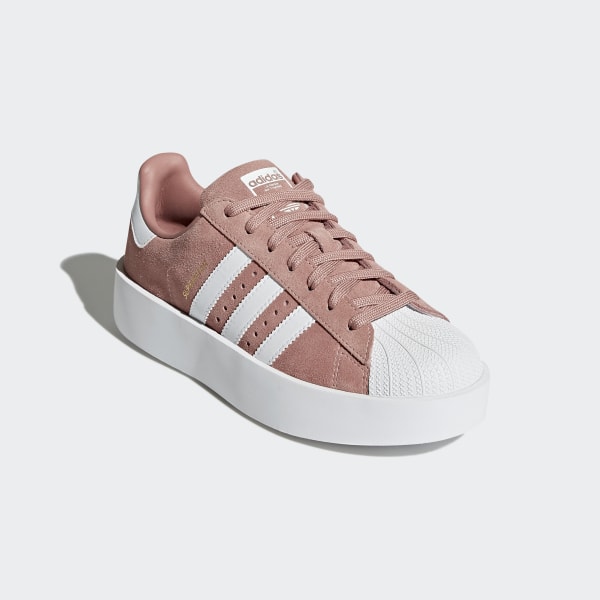 Tênis superstar sales bold platform rosa