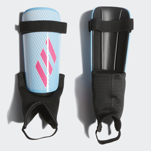 X Club Shin Guards Bright Cyan / Shock Pink / Black DY0087