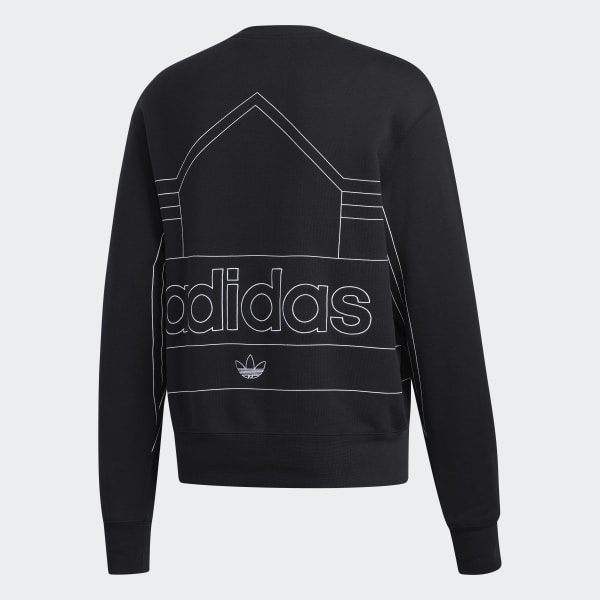 adidas black and white sweater