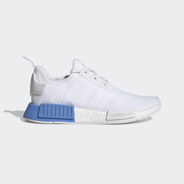 adidas nmd white and blue