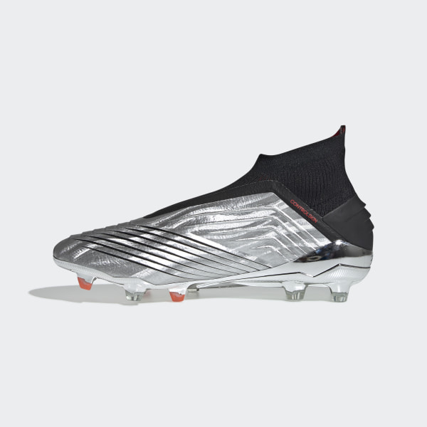 botines adidas plateados