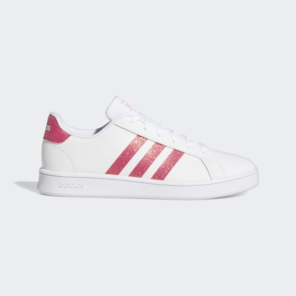 adidas grand court k pink