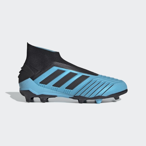 blue and black adidas boots