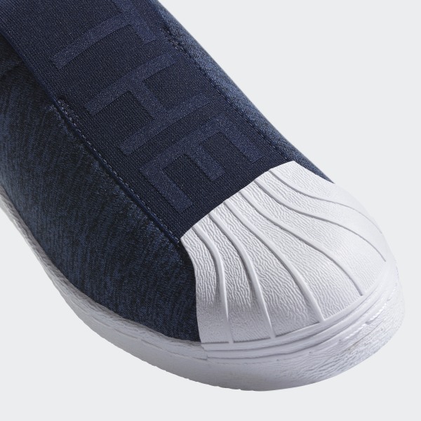 adidas slip on azul marinho