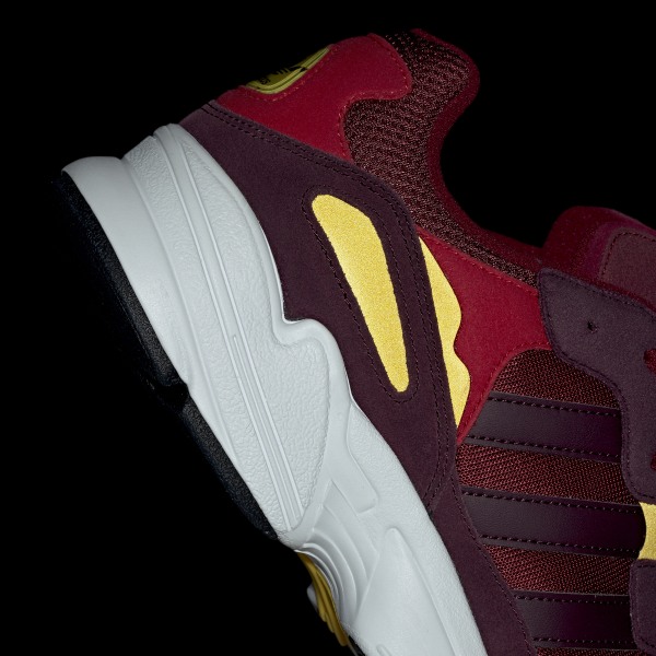 Yung adidas bianche e bordeaux on sale