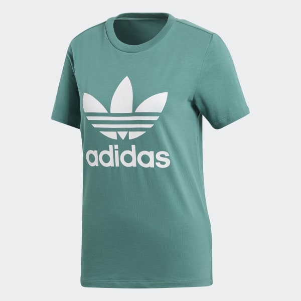 polera verde adidas