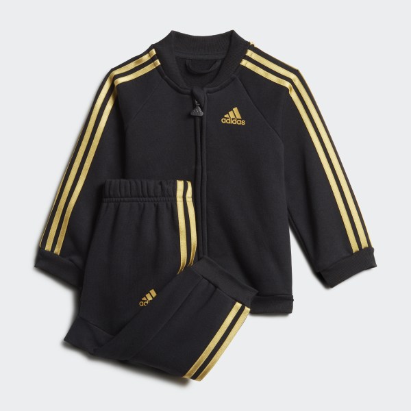 black and gold adidas jogging suit