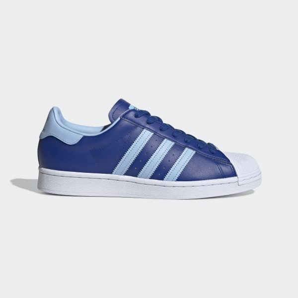 blauwe adidas superstar